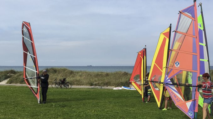 Surfen lernen an der Ostsee