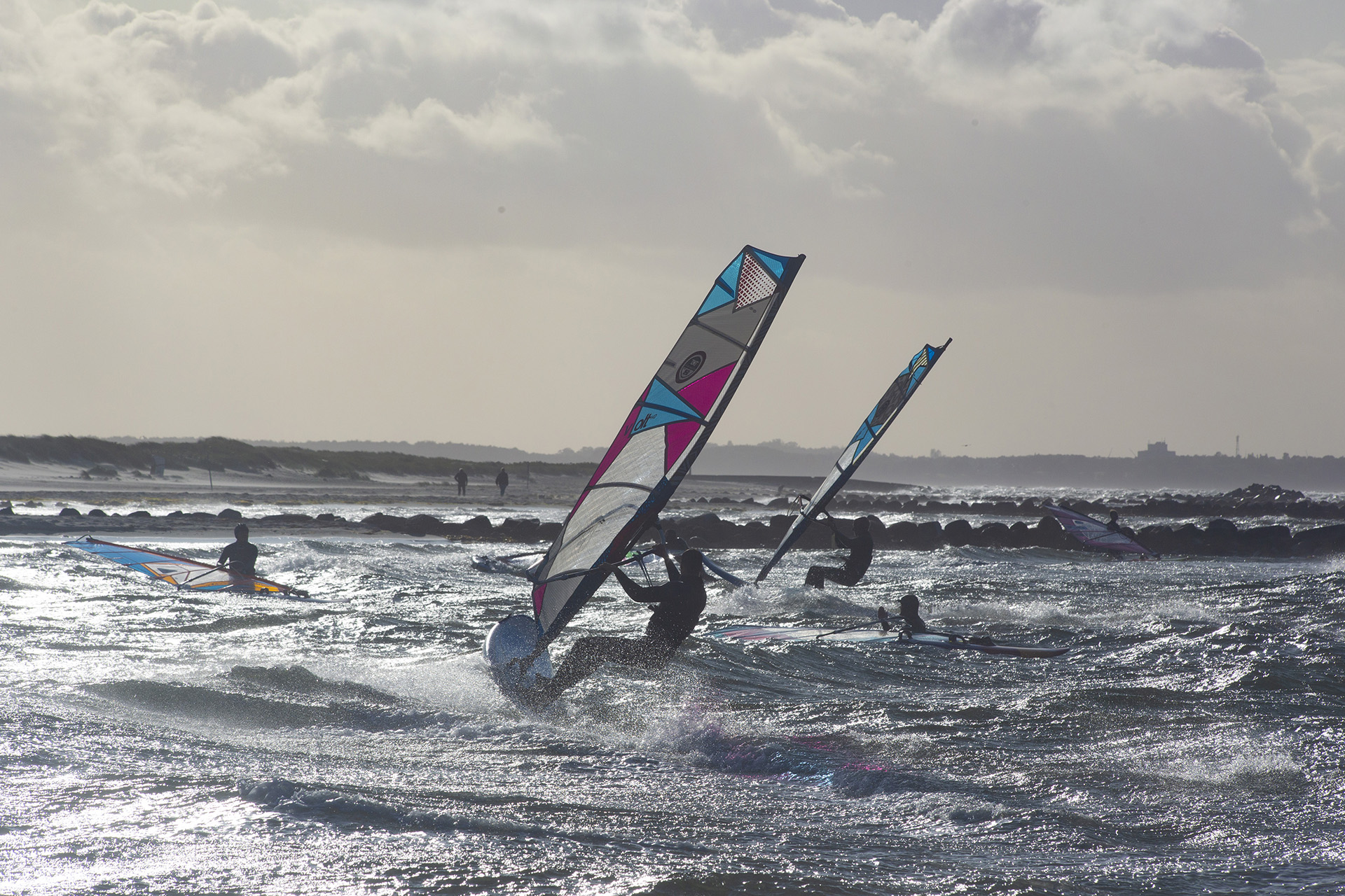 Windsurfer in der Probstei